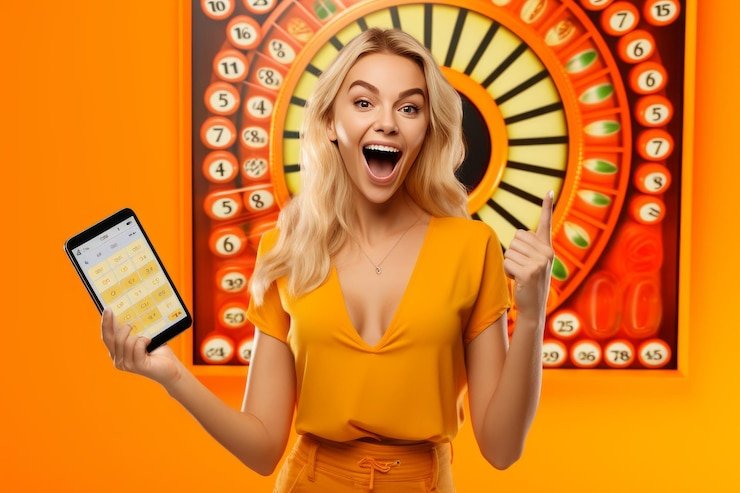 Dealer profesional melempar dadu dalam sesi Lightning Dice langsung di bos77